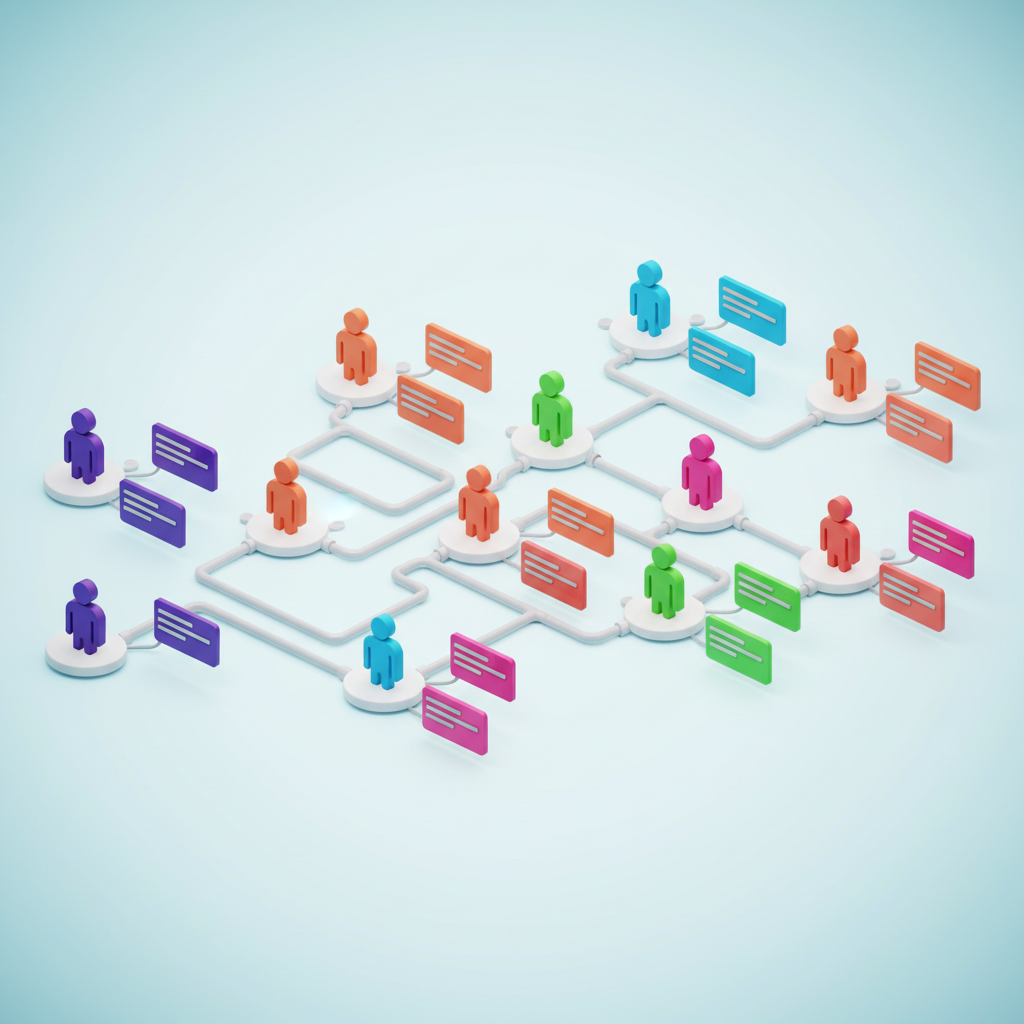 Roles and hierarchy distributions